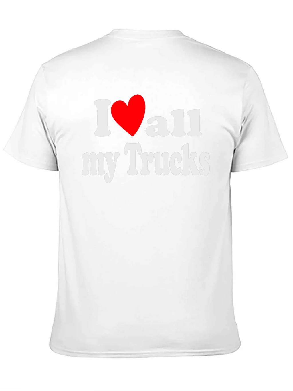 I Love All My Trucks T-Shirt - Black product image 10