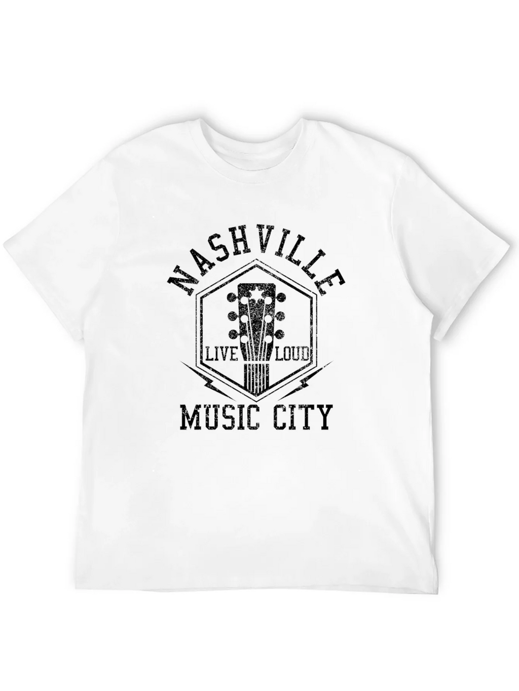 Nashville Music City Black T-Shirt product image 11