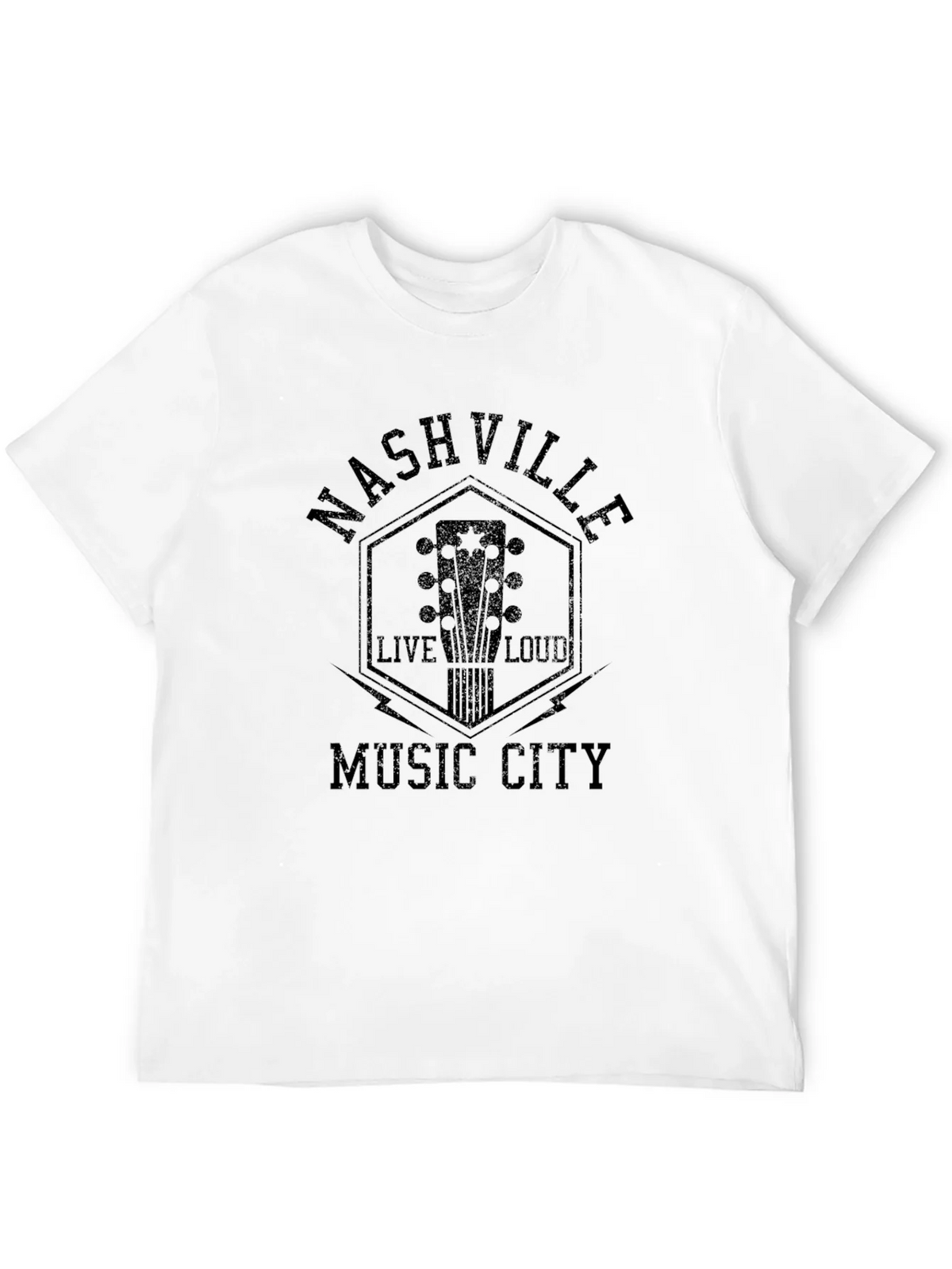 Nashville Music City Black T-Shirt product image 11