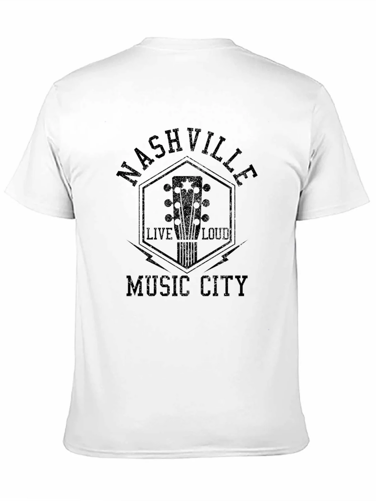 Nashville Music City Black T-Shirt product image 10