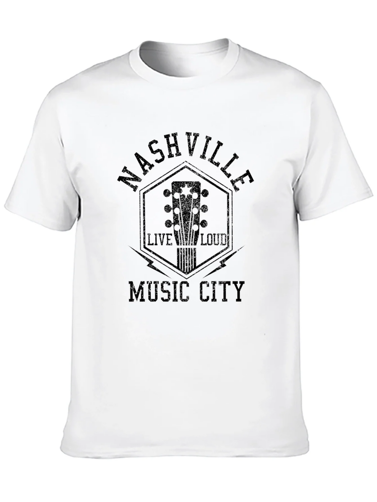 Nashville Music City Black T-Shirt product image 9