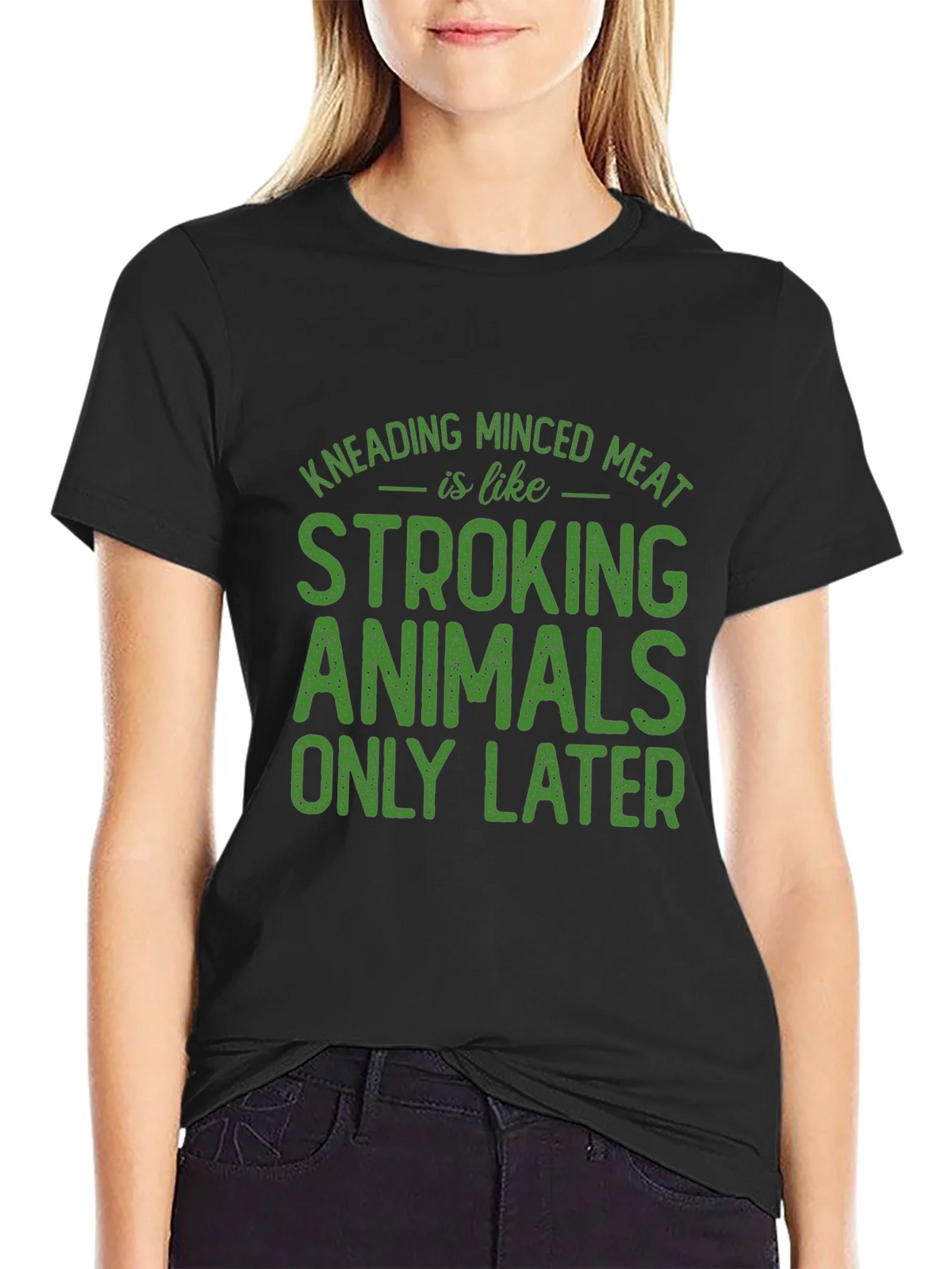 Kneading Minced Meat Graphic T-Shirt product image 2