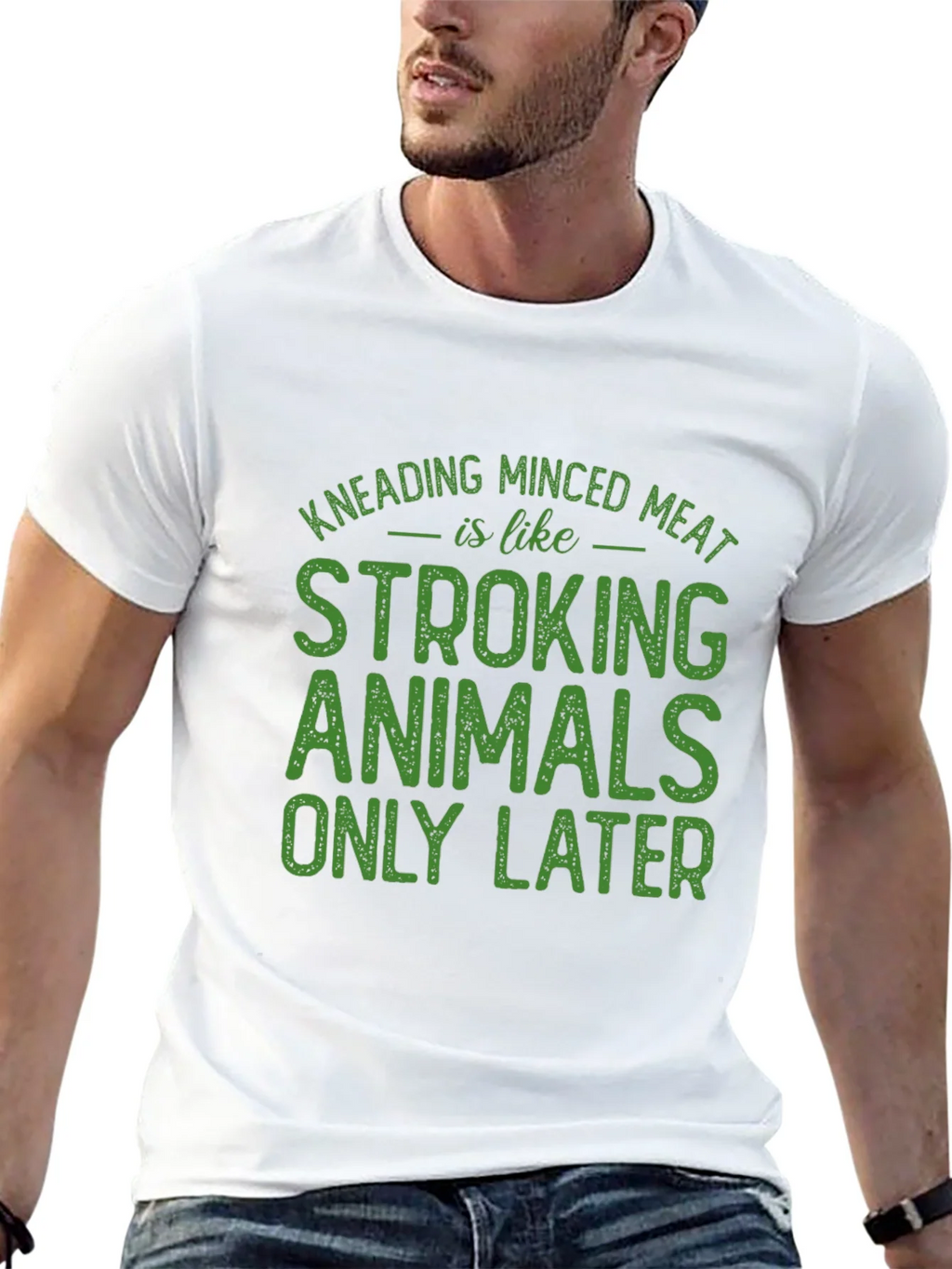 Kneading Minced Meat Graphic T-Shirt product image 12