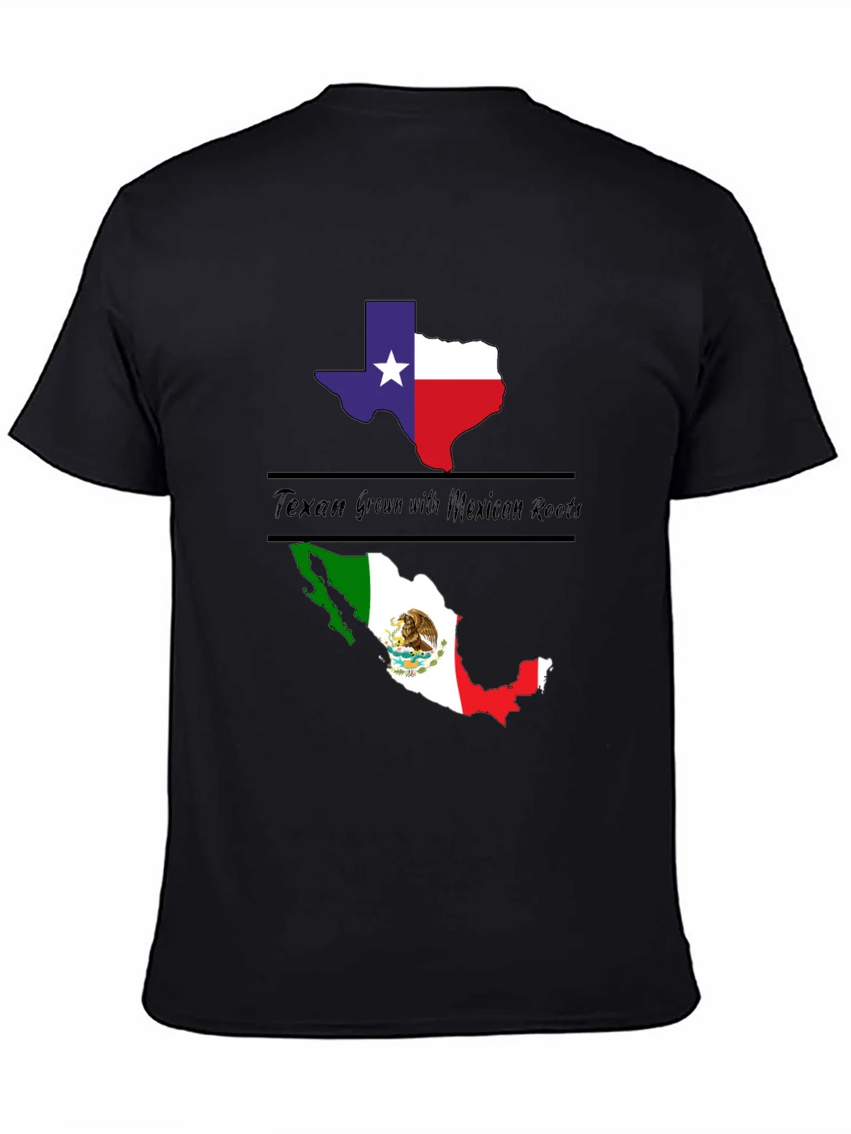 Texan Grown with Mexican Roots Graphic Tee product image 4