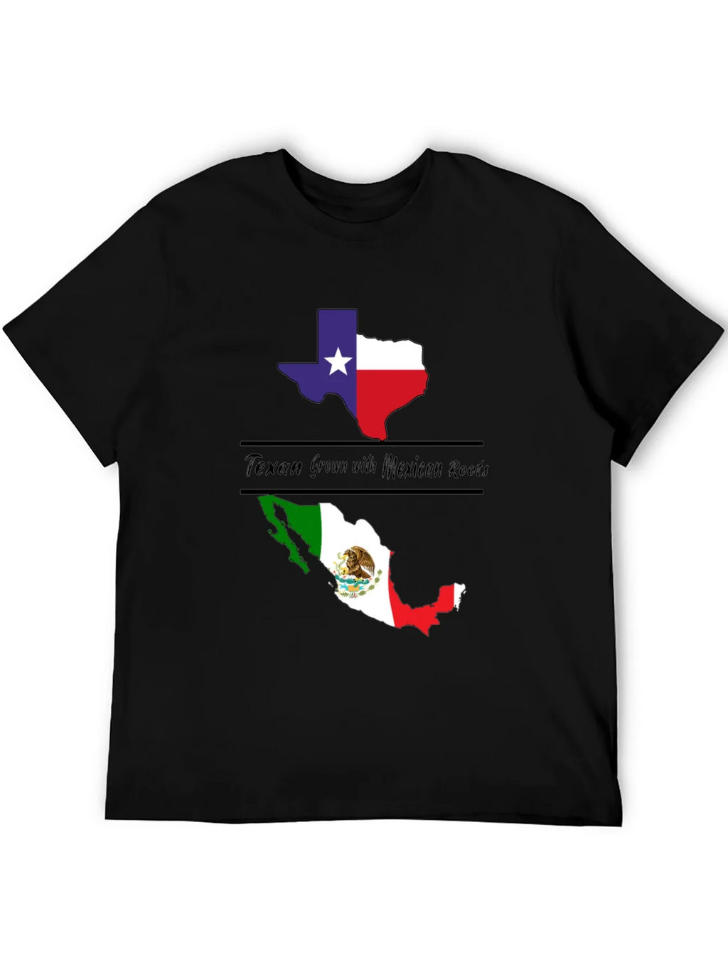 Texan Grown with Mexican Roots Graphic Tee product image 5