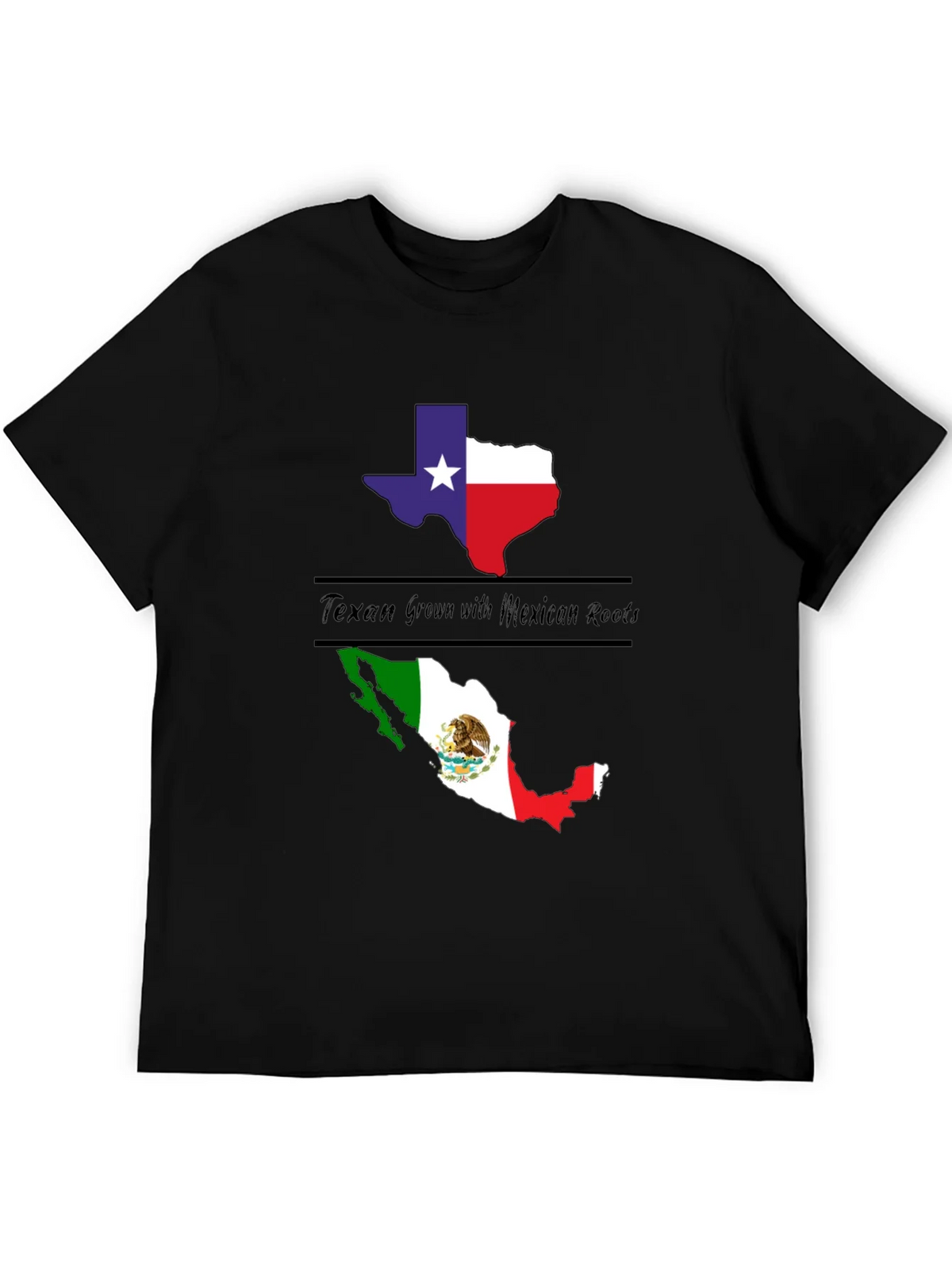 Texan Grown with Mexican Roots Graphic Tee product image 5