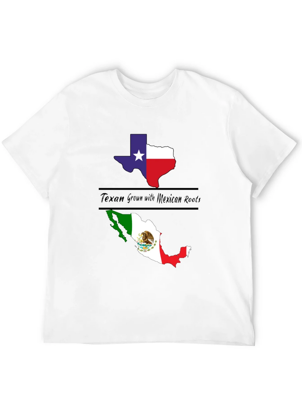 Texan Grown with Mexican Roots Graphic Tee product image 11