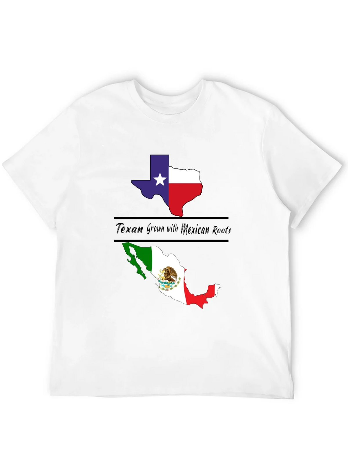 Texan Grown with Mexican Roots Graphic Tee product image 11