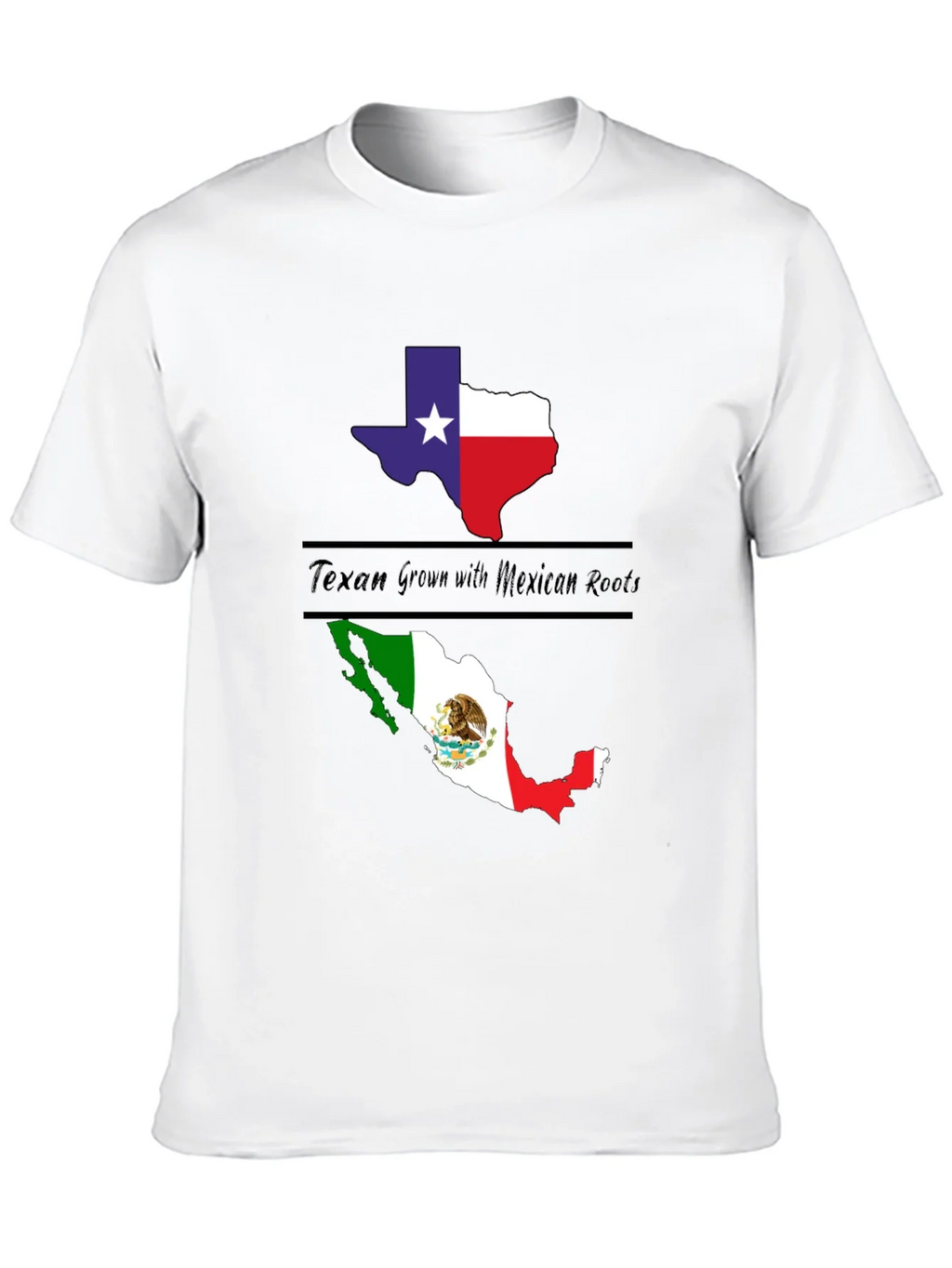 Texan Grown with Mexican Roots Graphic Tee product image 9
