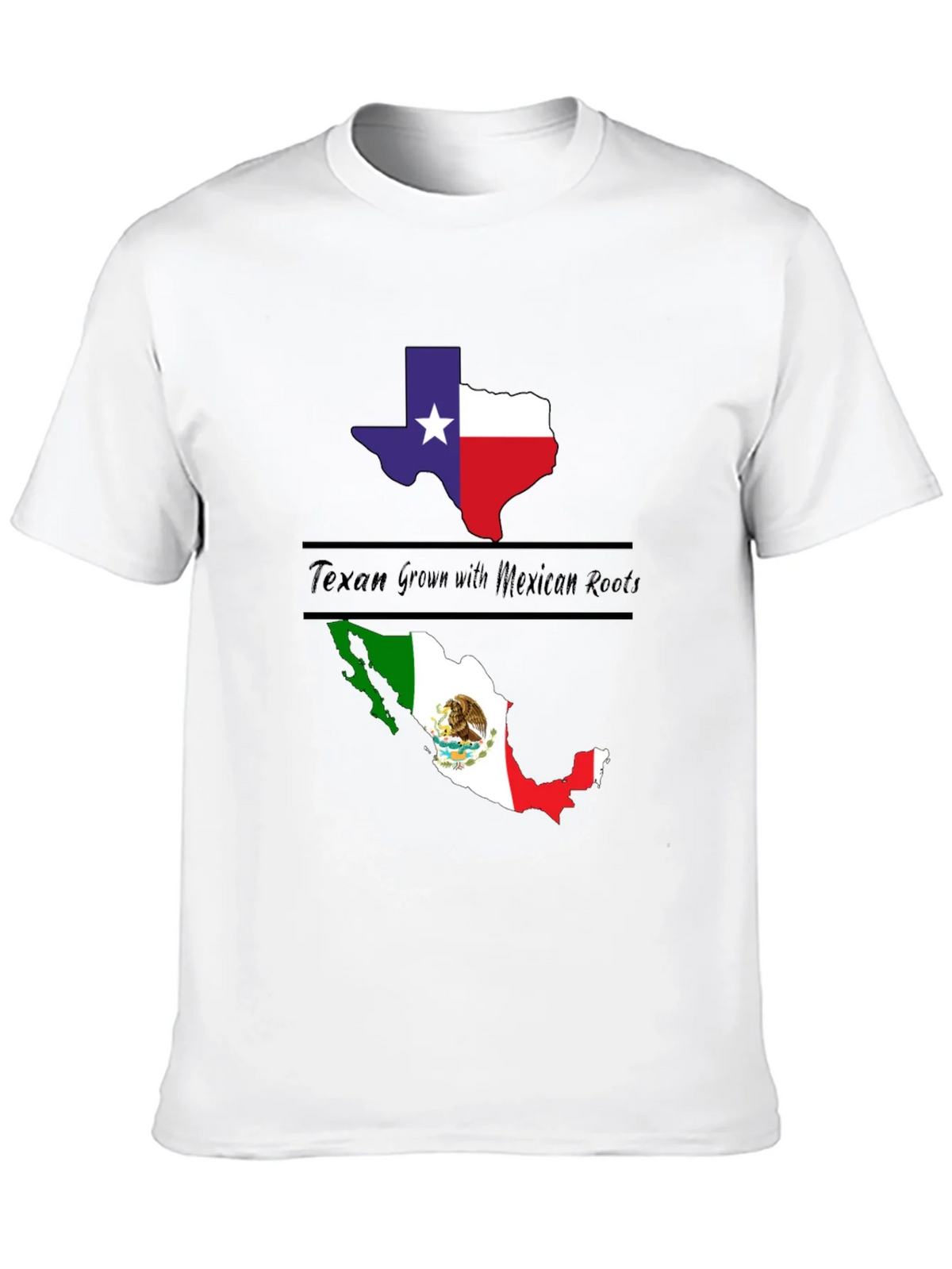 Texan Grown with Mexican Roots Graphic Tee product image 9