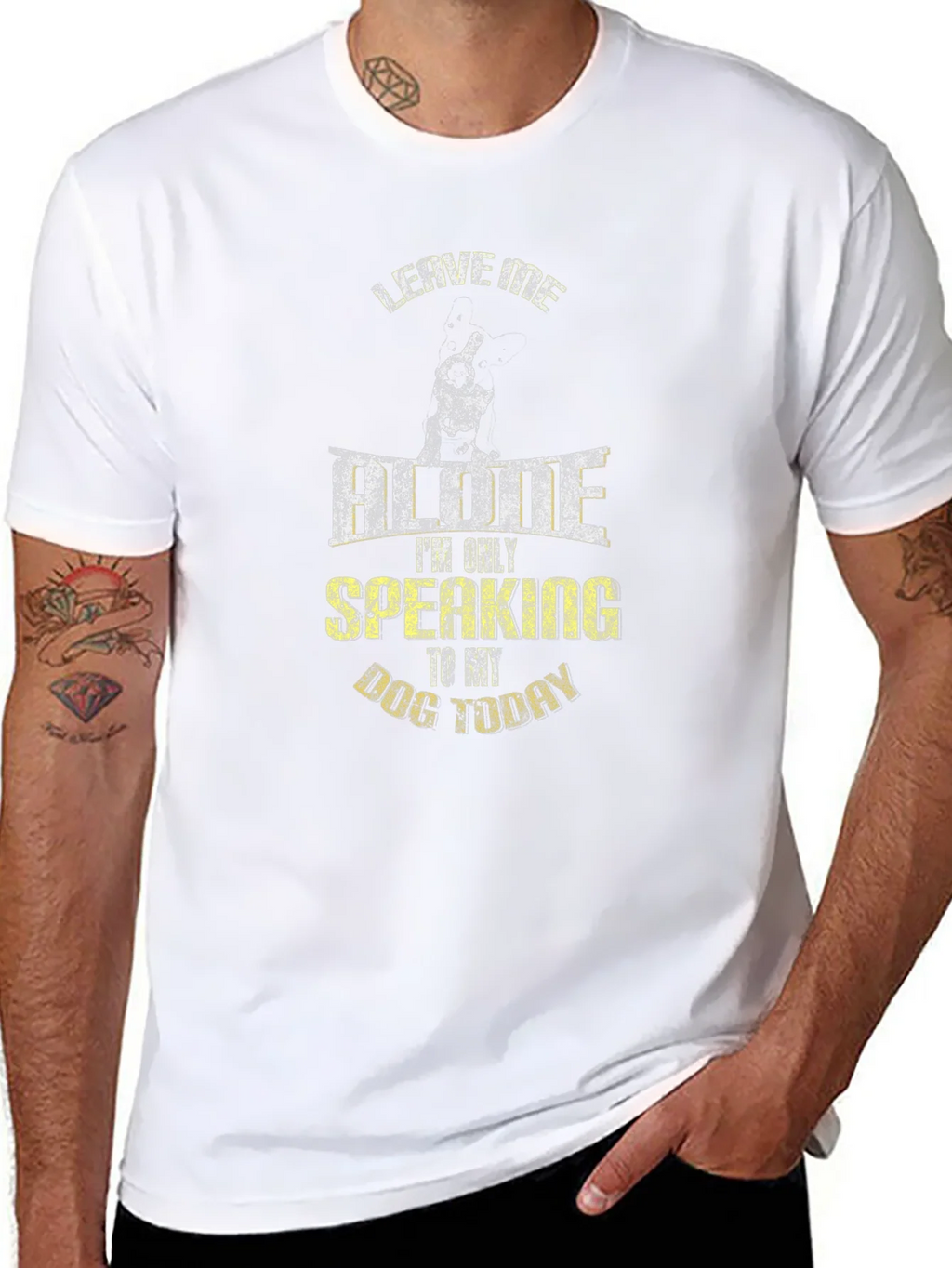 Leave Me Alone Dog T-Shirt product image 7