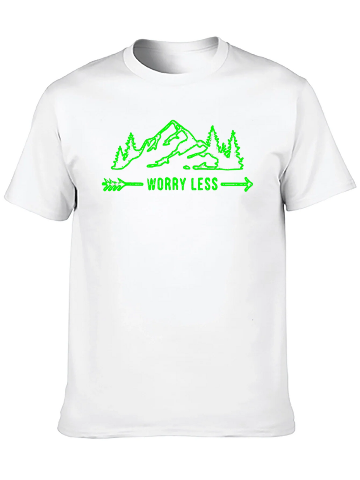 Worry Less Mountain Graphic T-Shirt product image 9