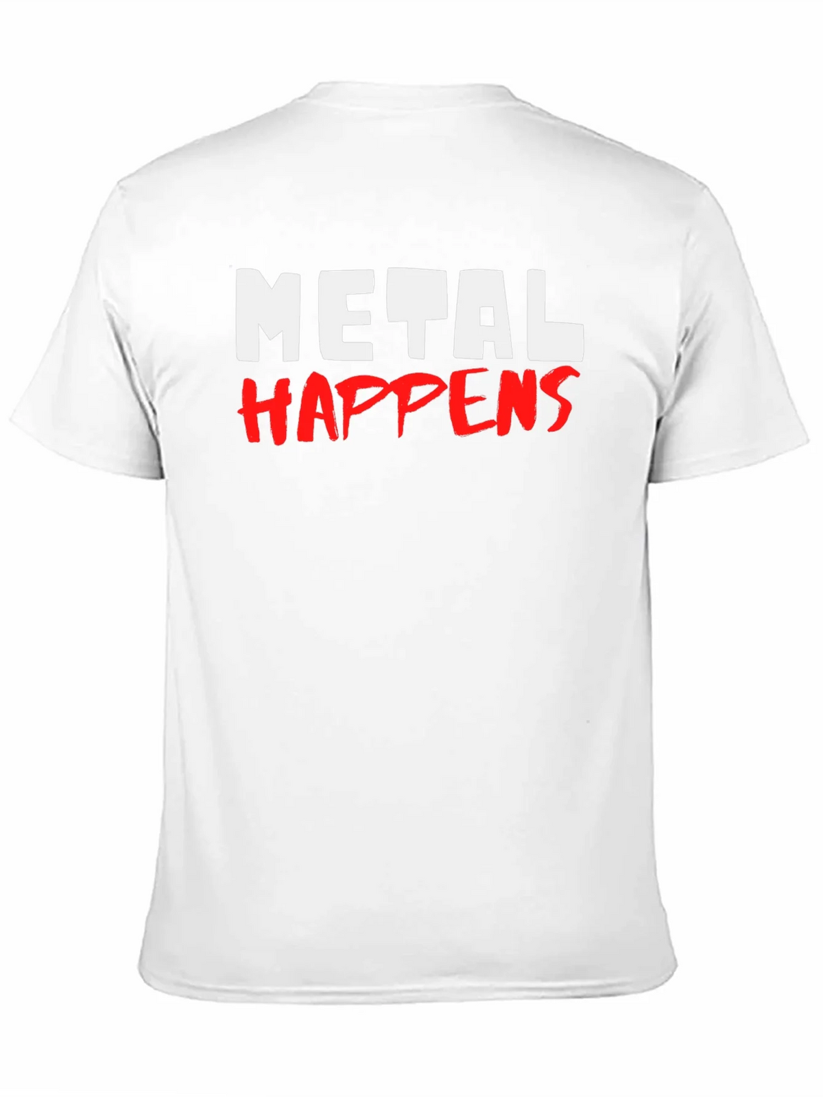 Metal Happens Graphic Print Black T-Shirt product image 10