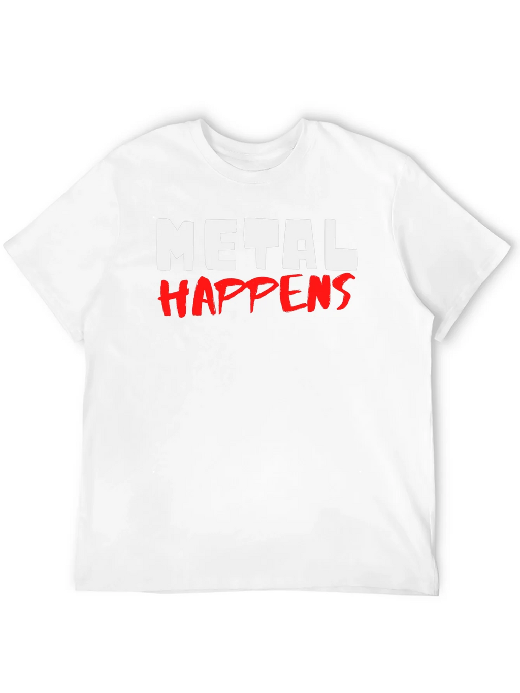 Metal Happens Graphic Print Black T-Shirt product image 11