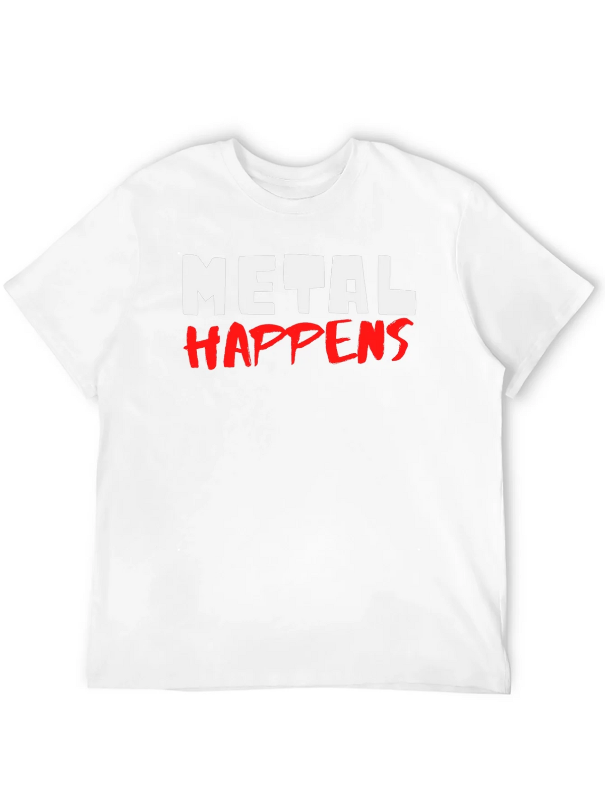 Metal Happens Graphic Print Black T-Shirt product image 11