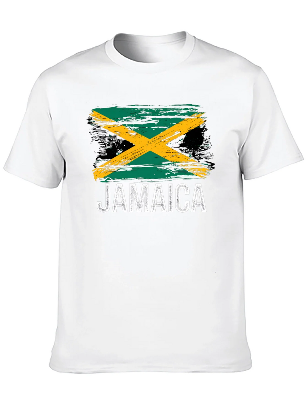 Jamaica Flag T-Shirt - Black Graphic Tee product image 9