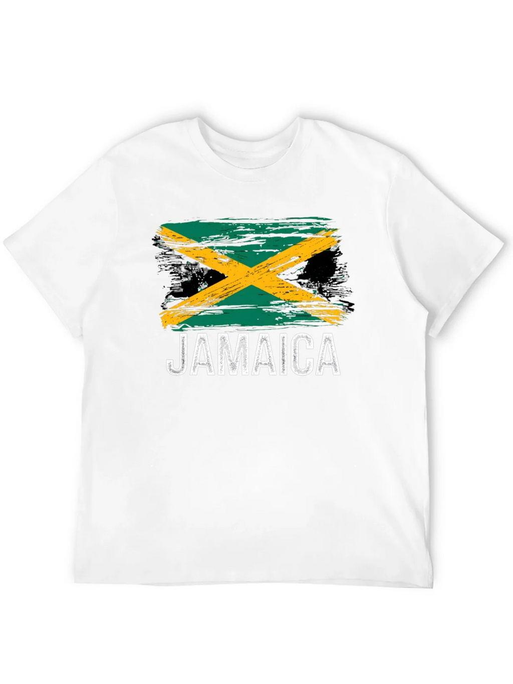Jamaica Flag T-Shirt - Black Graphic Tee product image 11