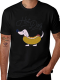 Hot Dog Dachshund Graphic Tee - Funny Novelty T-Shirt product image 1