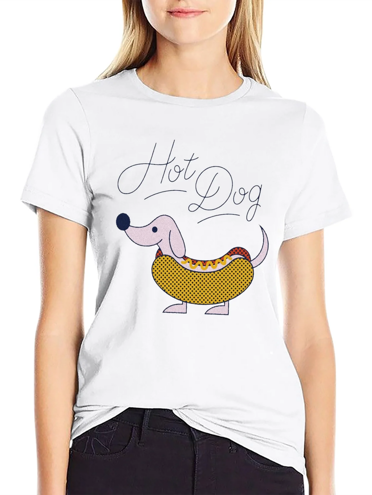 Hot Dog Dachshund Graphic Tee - Funny Novelty T-Shirt product image 8