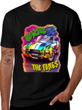 Beware the Fangs Graphic T-Shirt - Colorful Car Design product image 1