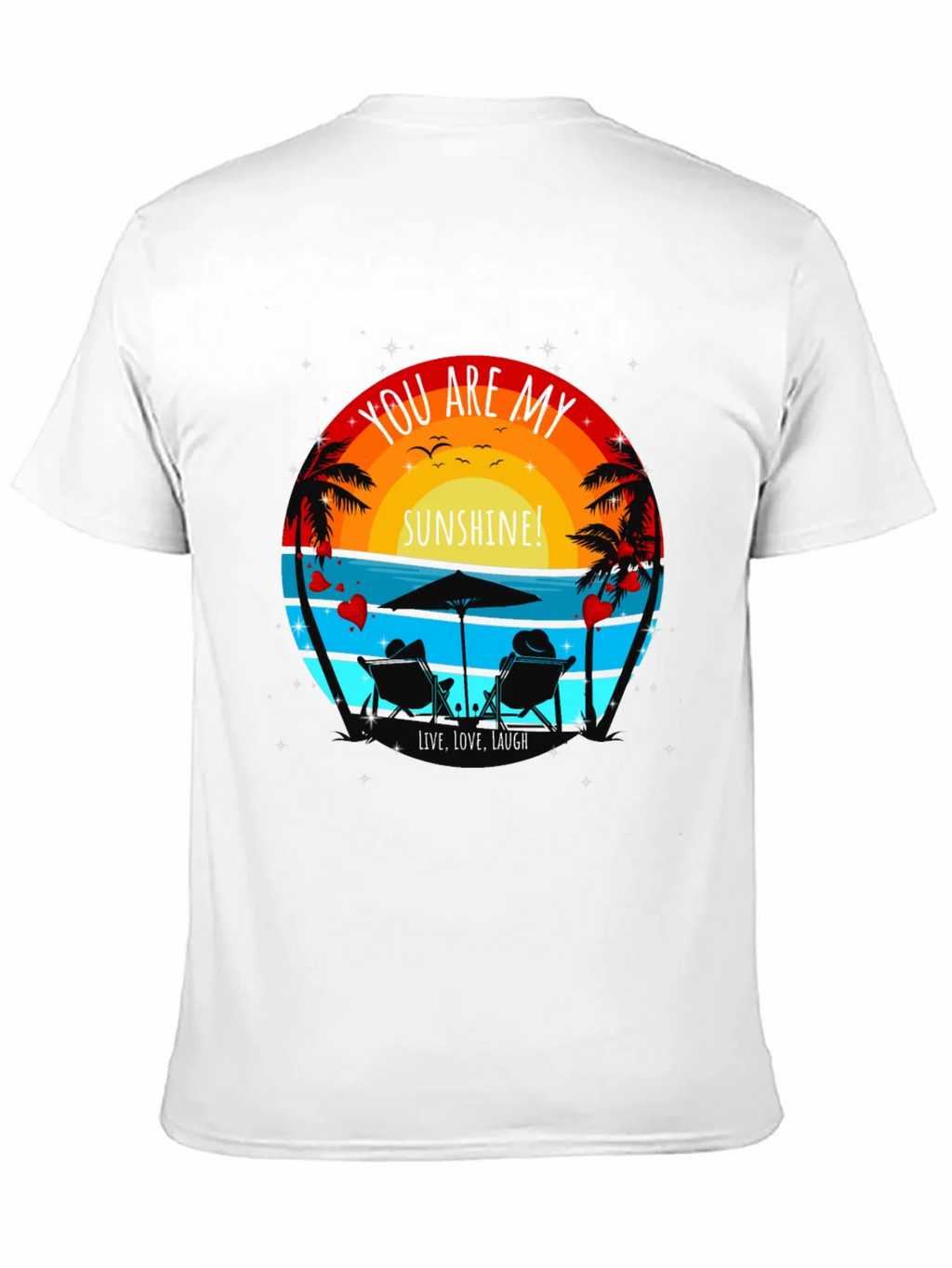 You Are My Sunshine Beach Couple Graphic T-Shirt product image 10