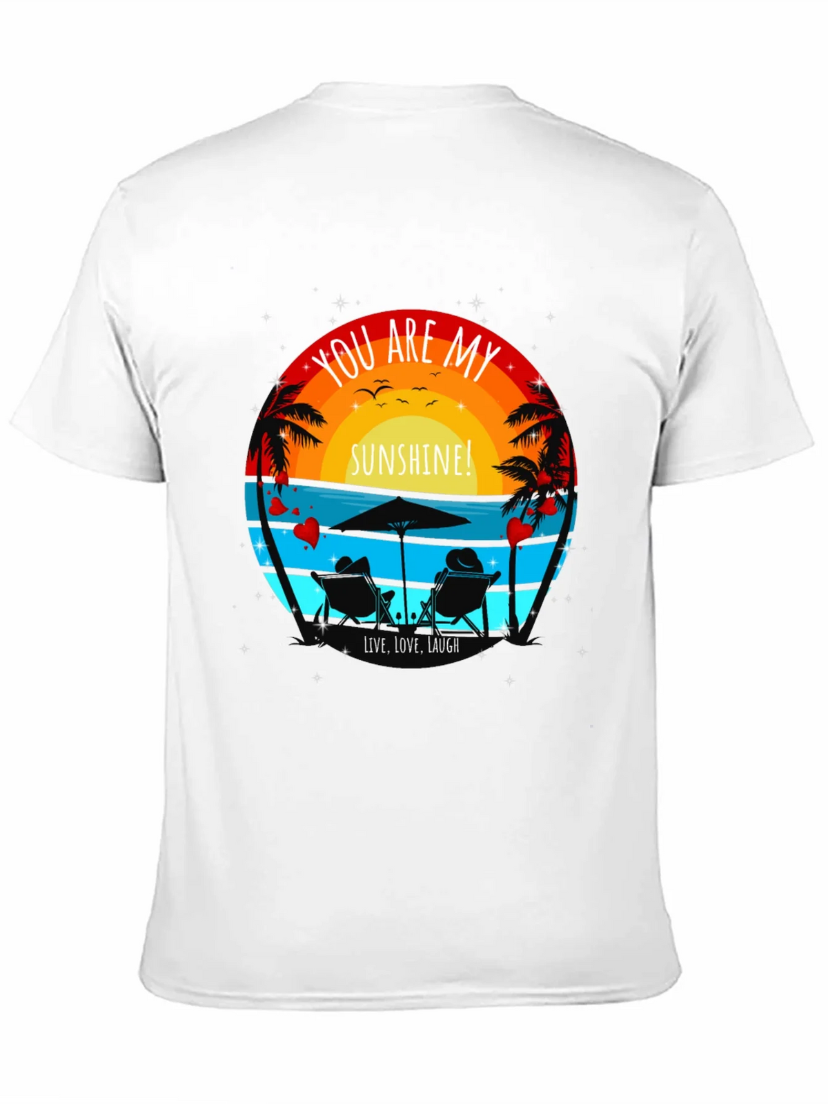You Are My Sunshine Beach Couple Graphic T-Shirt product image 10