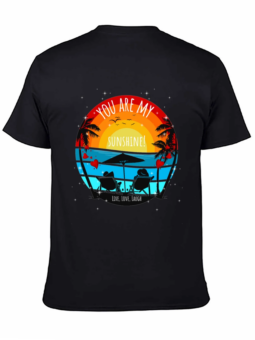 You Are My Sunshine Beach Couple Graphic T-Shirt product image 4