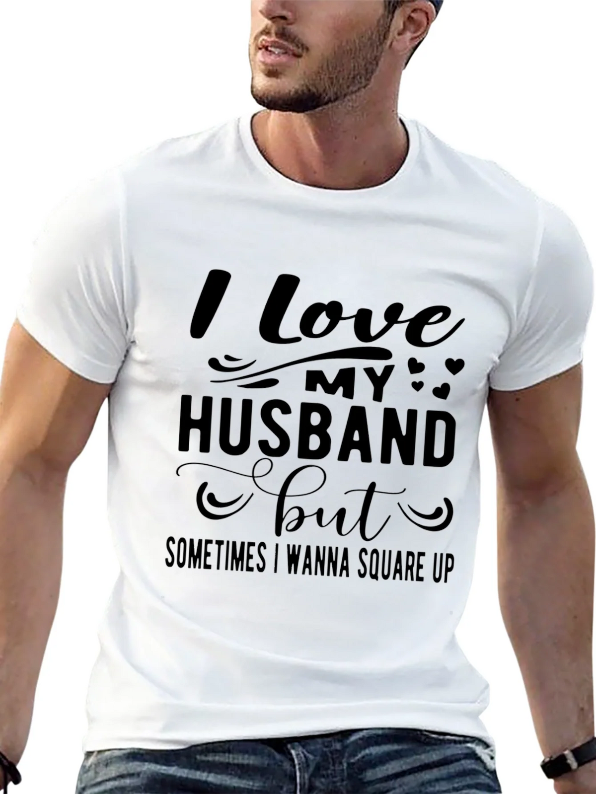Funny I Love My Husband T-Shirt product image 12