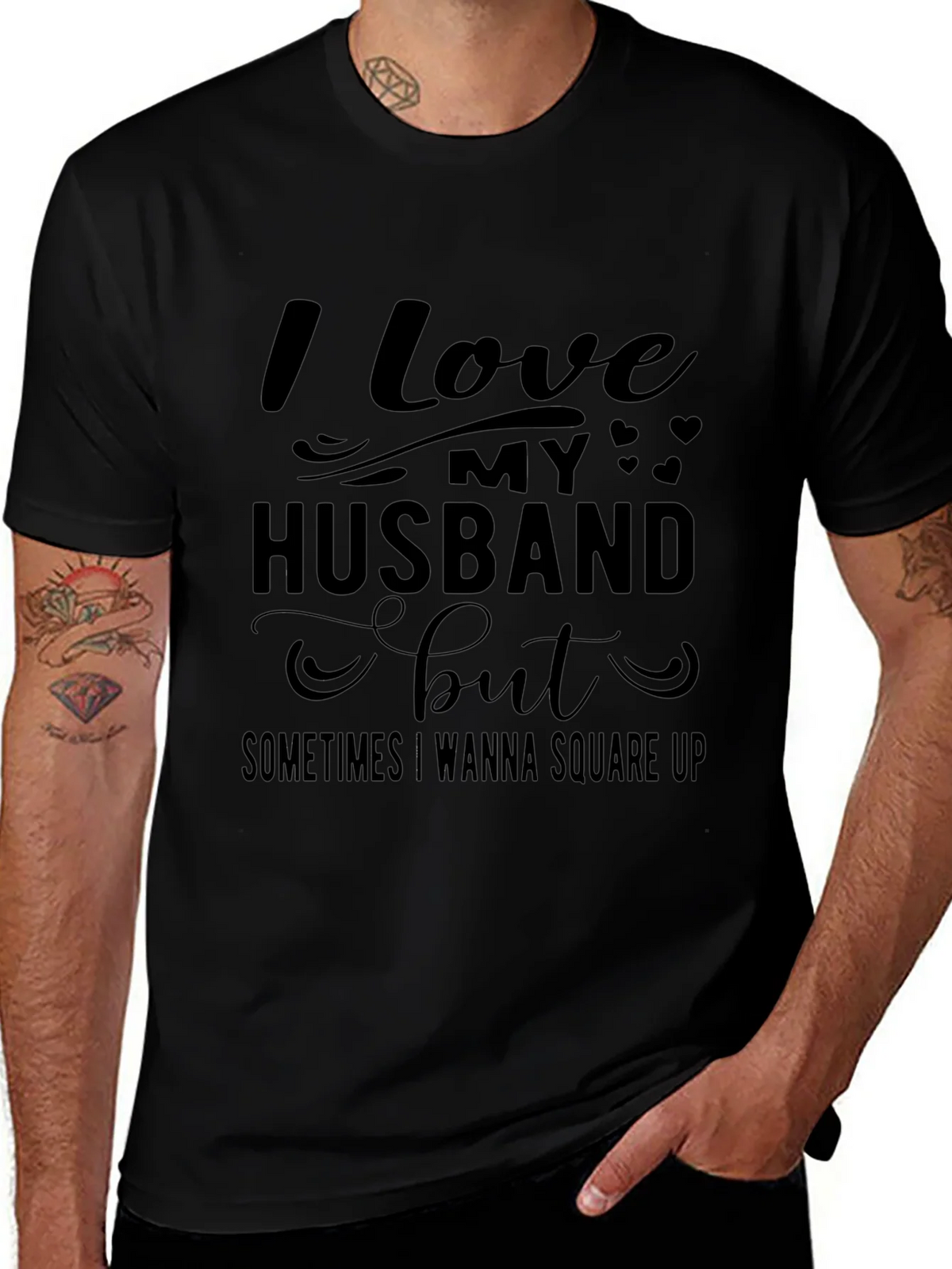 Funny I Love My Husband T-Shirt product image 1
