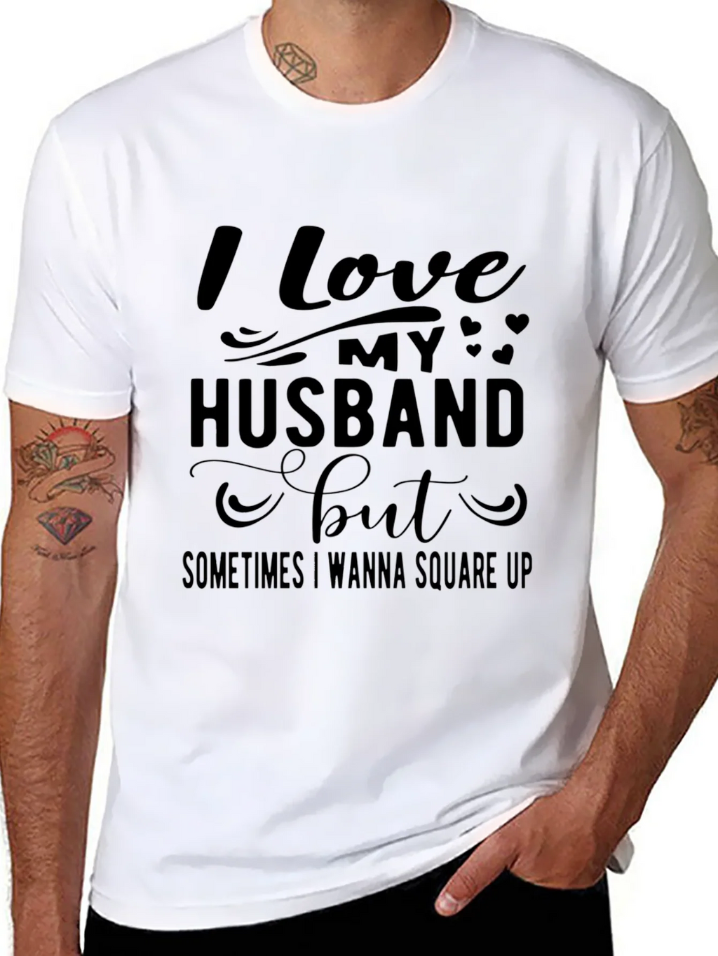 Funny I Love My Husband T-Shirt product image 7
