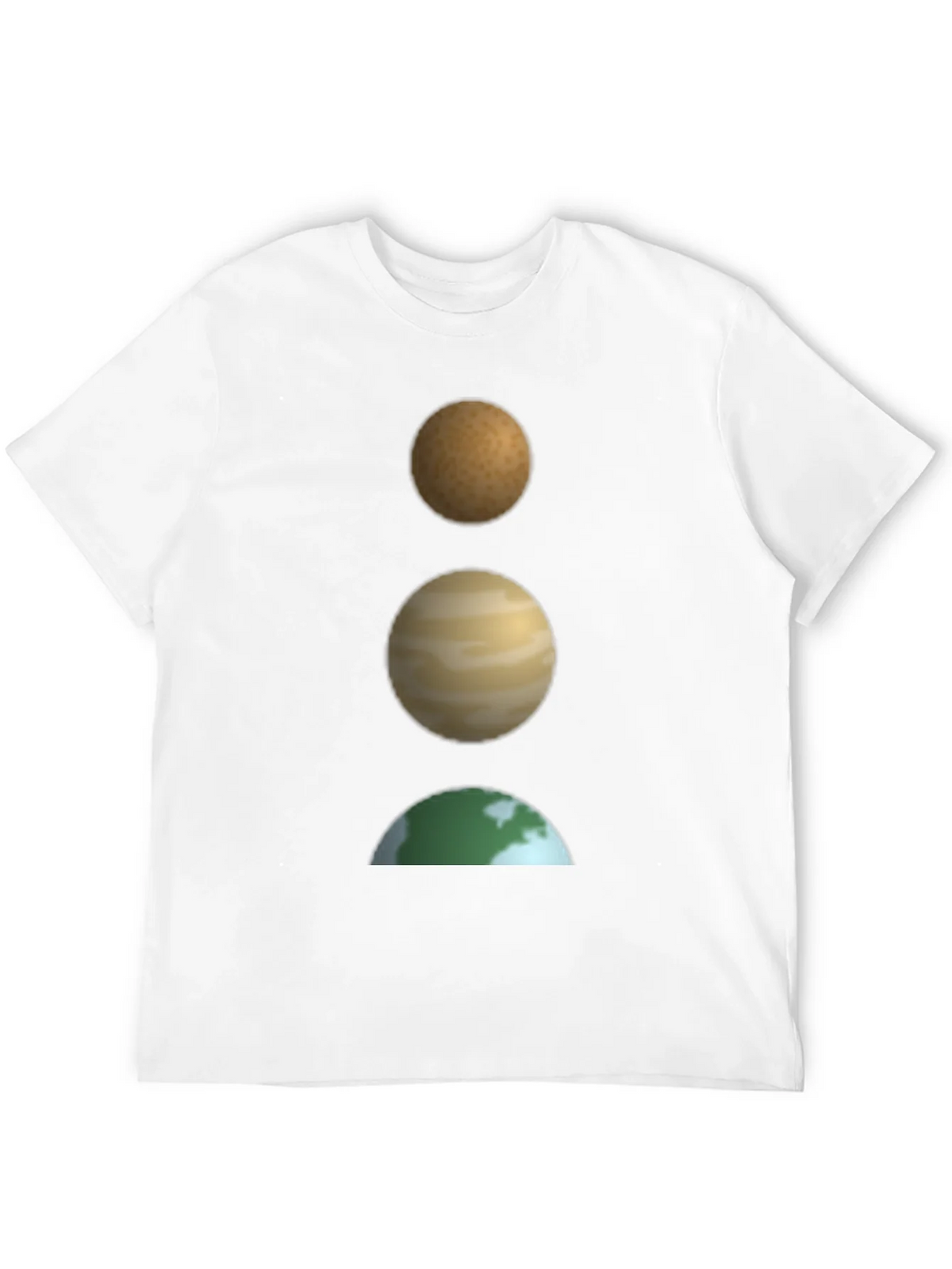 Planetary Stack Black T-Shirt - Earth Jupiter and Mars product image 11