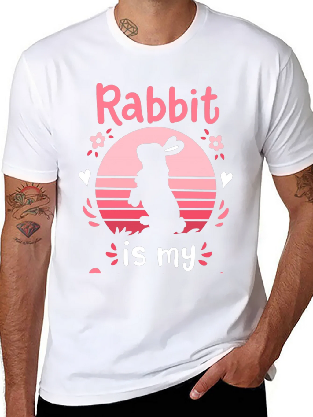 Rabbit is My Valentine T-Shirt product image 7