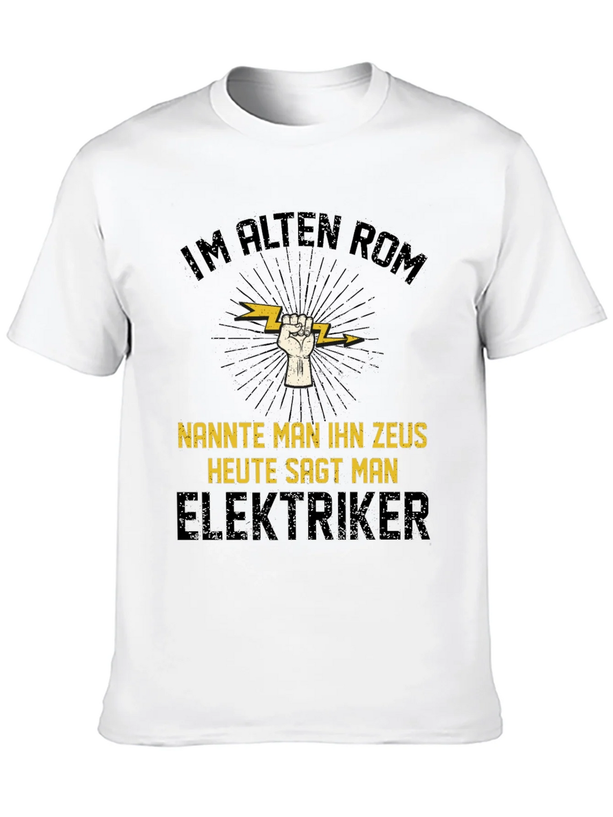 Electrician Zeus T-Shirt - Funny German Slogan Tee product image 9