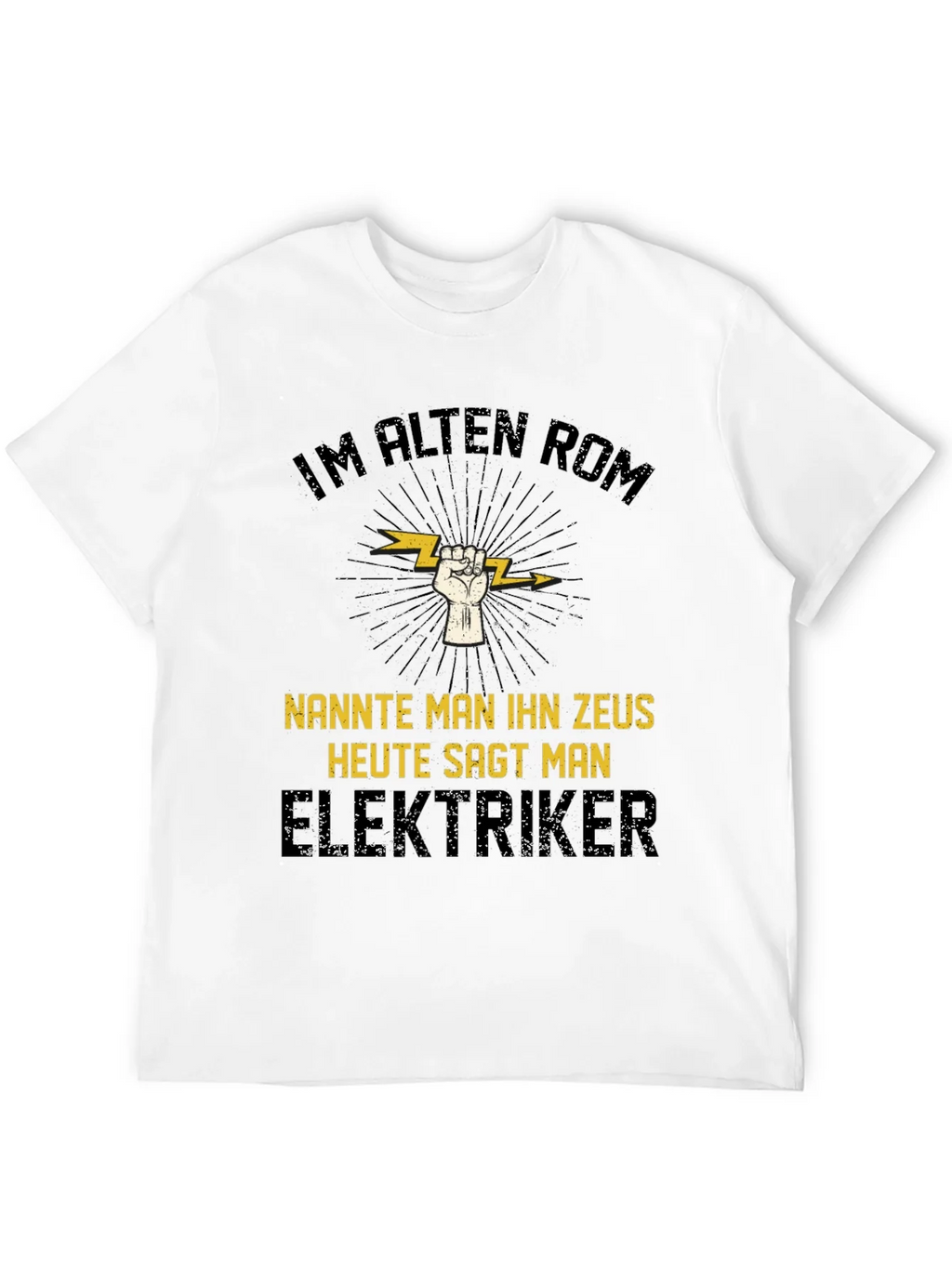 Electrician Zeus T-Shirt - Funny German Slogan Tee product image 11