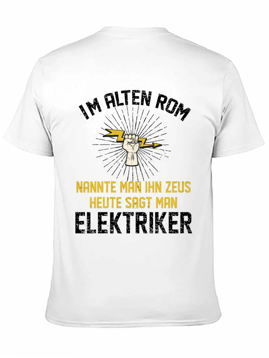 Electrician Zeus T-Shirt - Funny German Slogan Tee product image 10