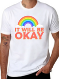 It Will Be Okay Rainbow Graphic T-Shirt product image 1