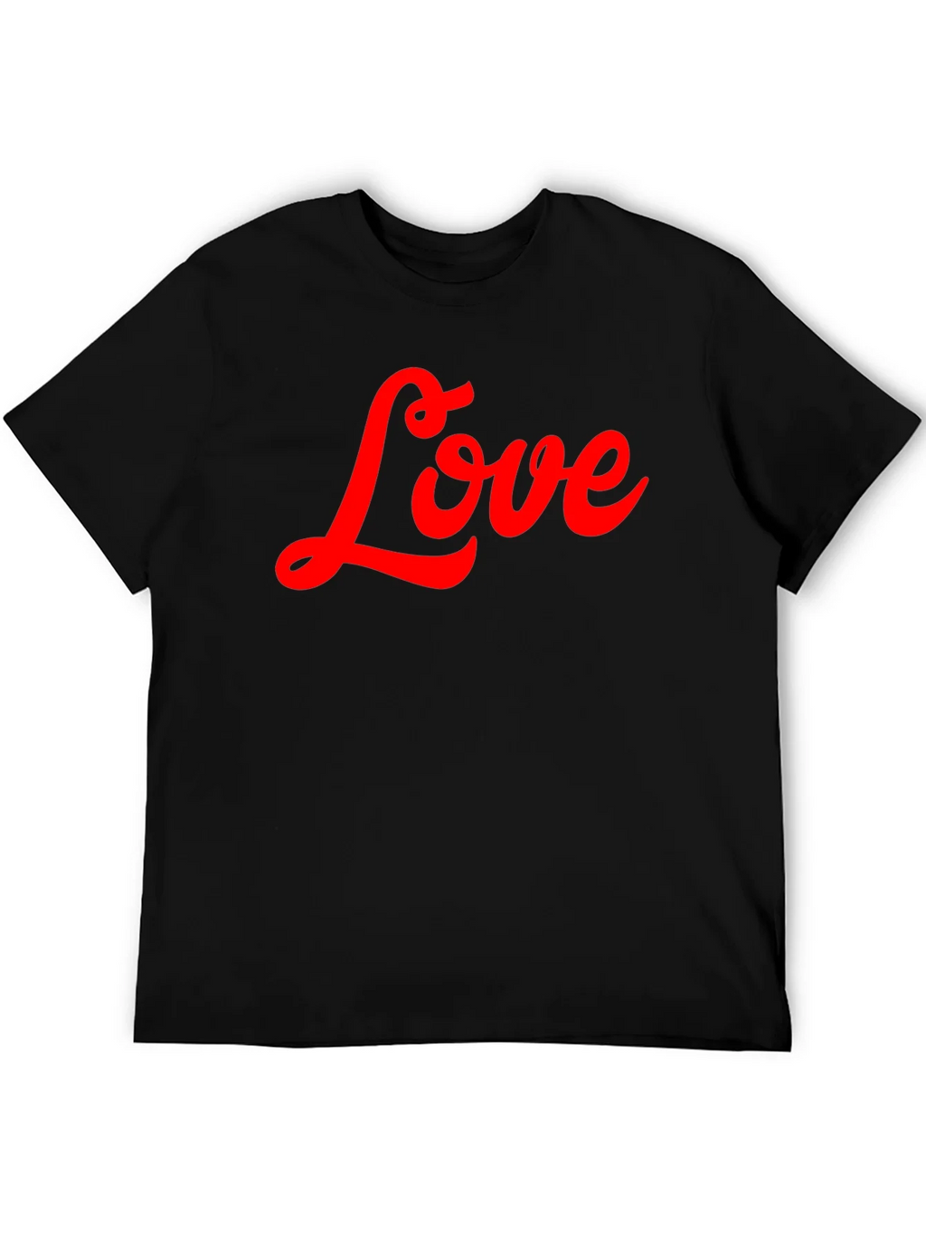 Love Script T-Shirt - Stylish Black Tee product image 5