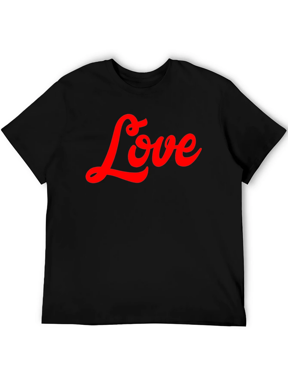 Love Script T-Shirt - Stylish Black Tee product image 5