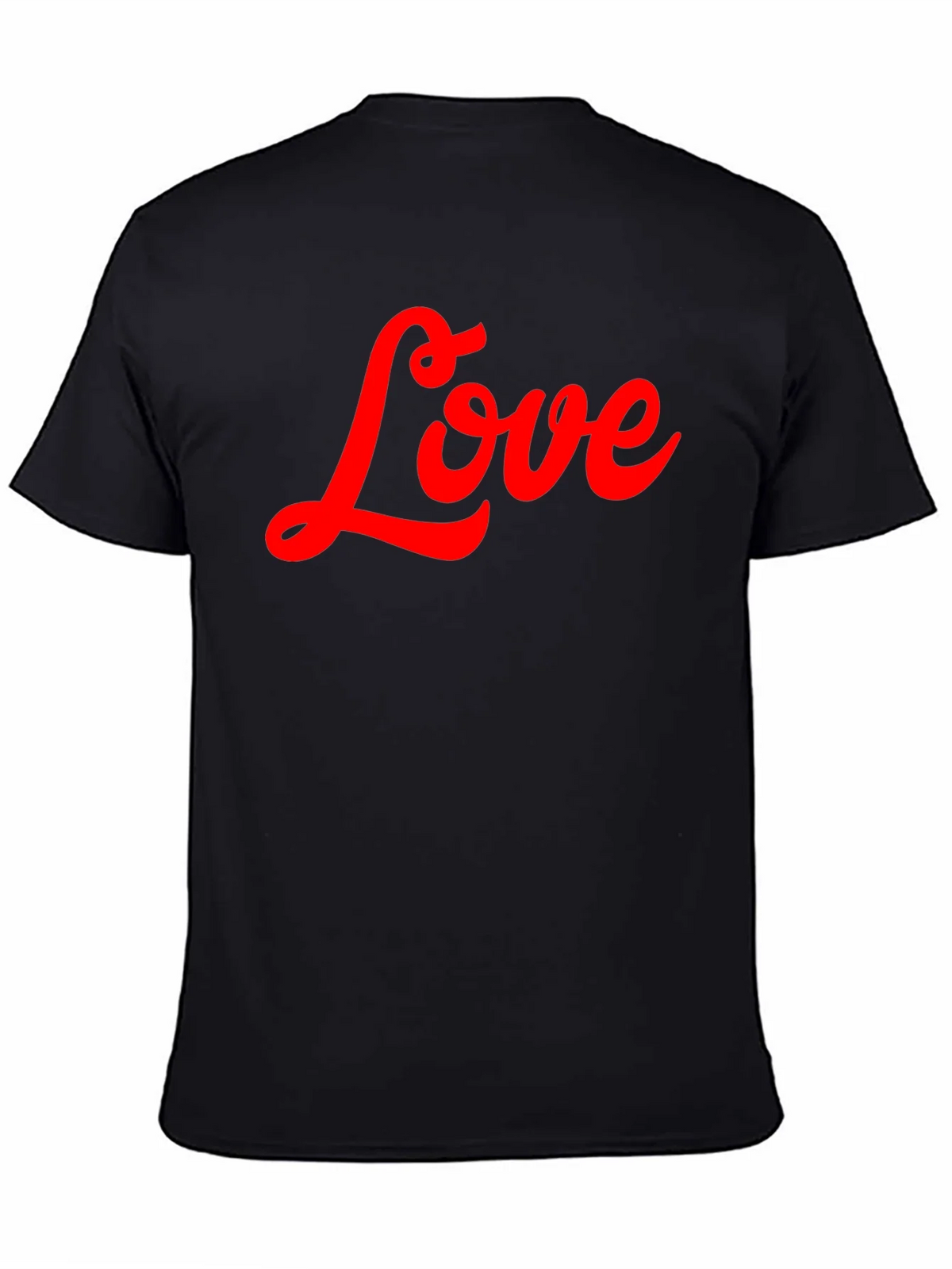 Love Script T-Shirt - Stylish Black Tee product image 4