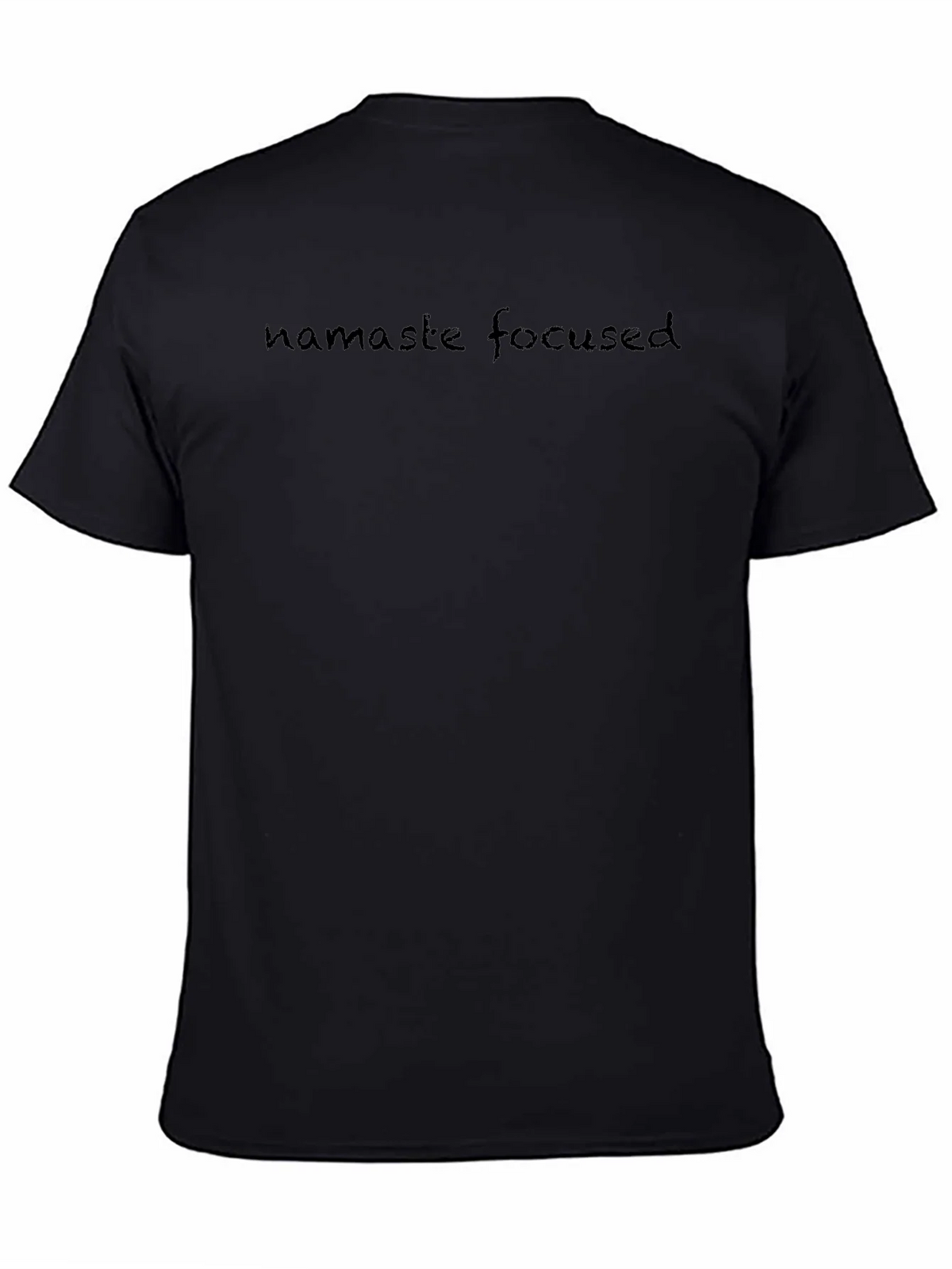Namaste Focused Black T-Shirt product image 4