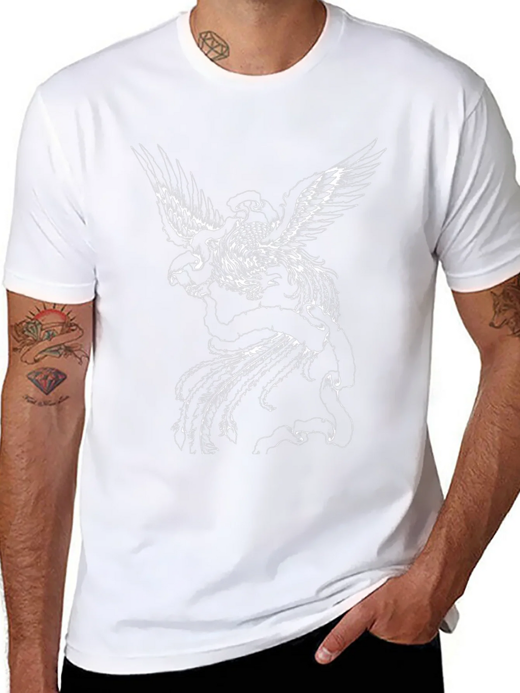 Phoenix Graphic Black T-Shirt product image 7