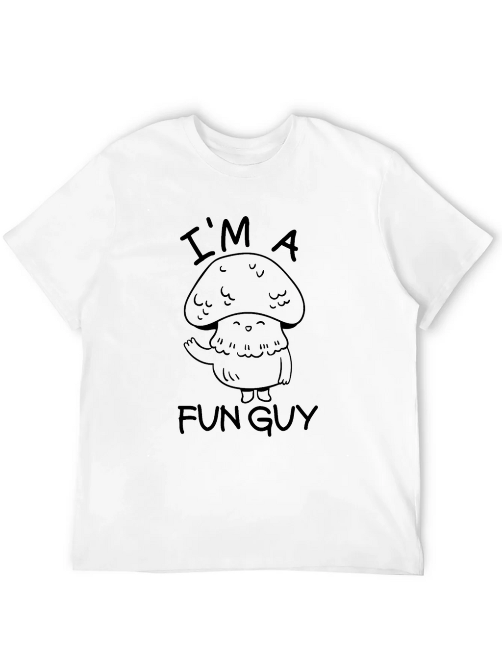 Fun Guy Mushroom Graphic Tee - Black product image 11