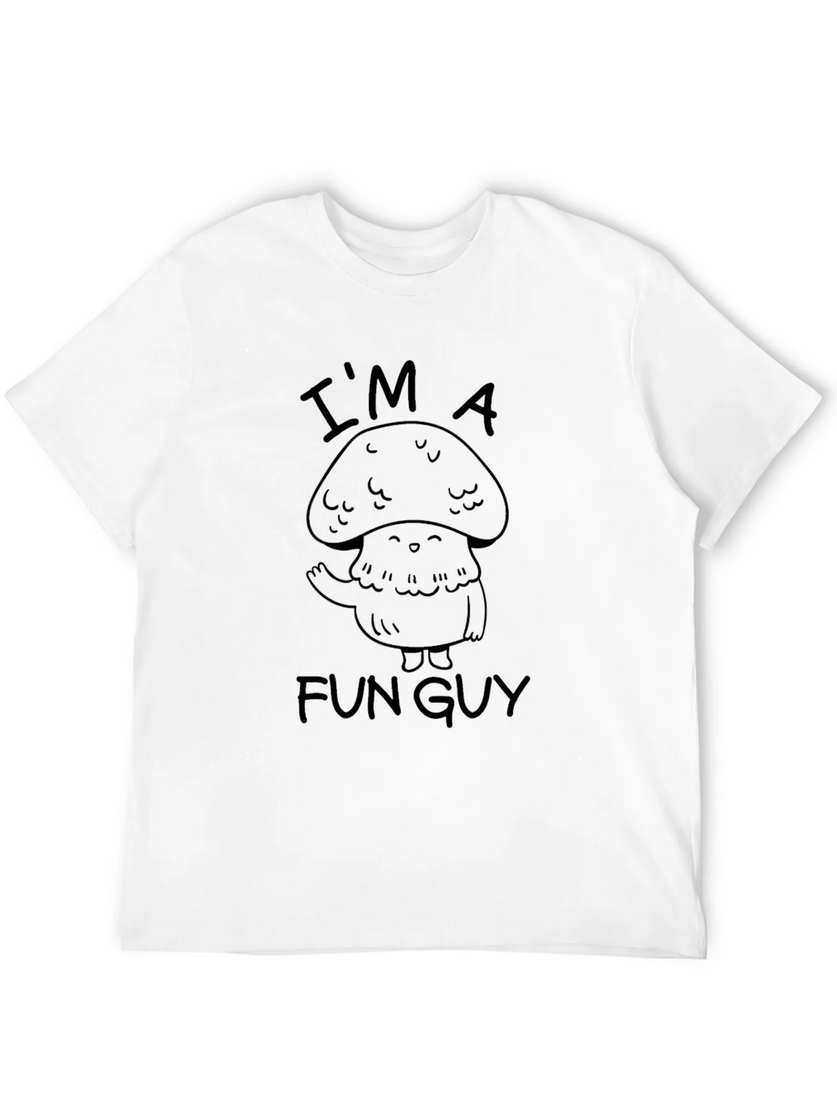 Fun Guy Mushroom Graphic Tee - Black product image 11