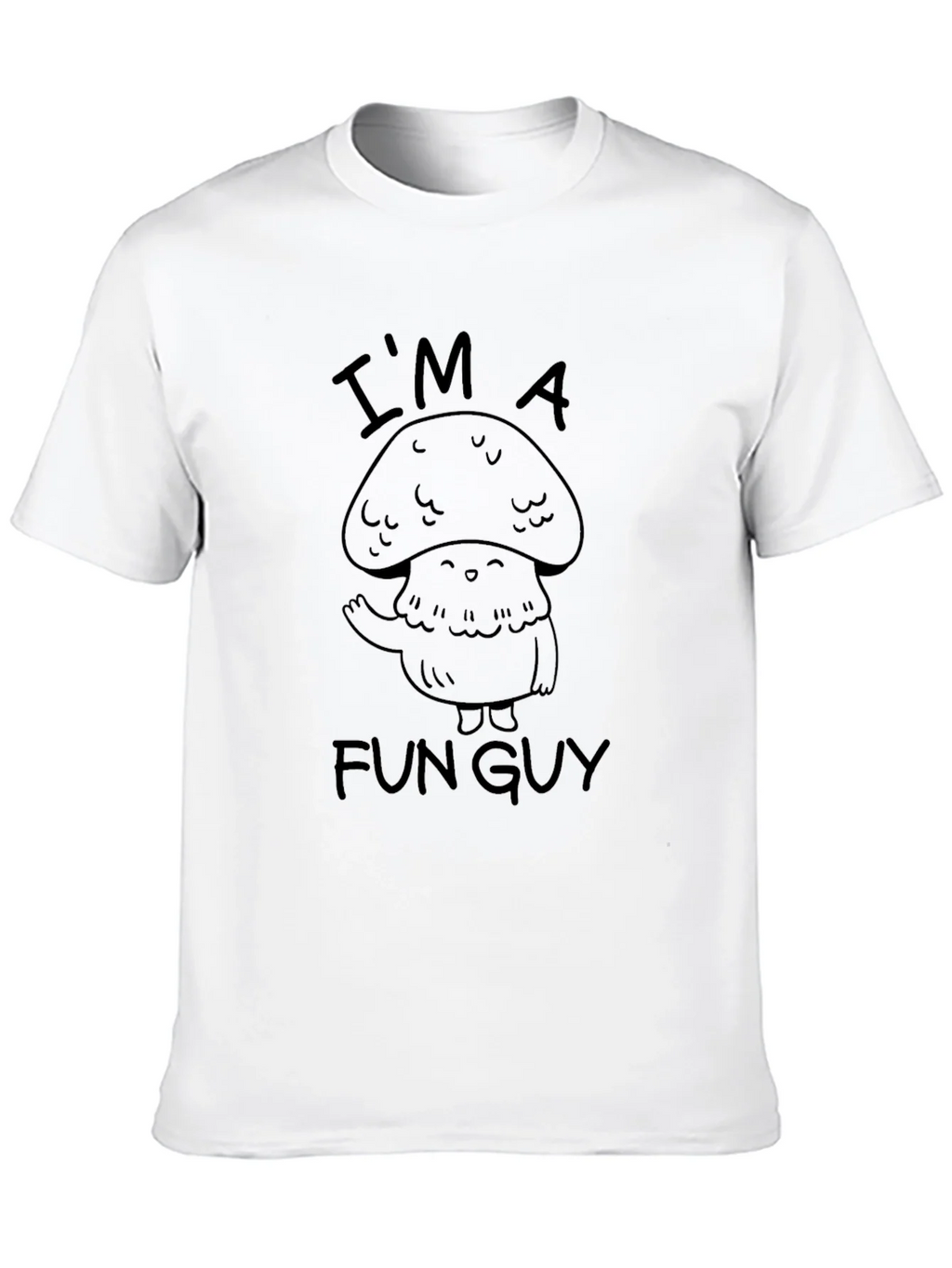 Fun Guy Mushroom Graphic Tee - Black product image 9
