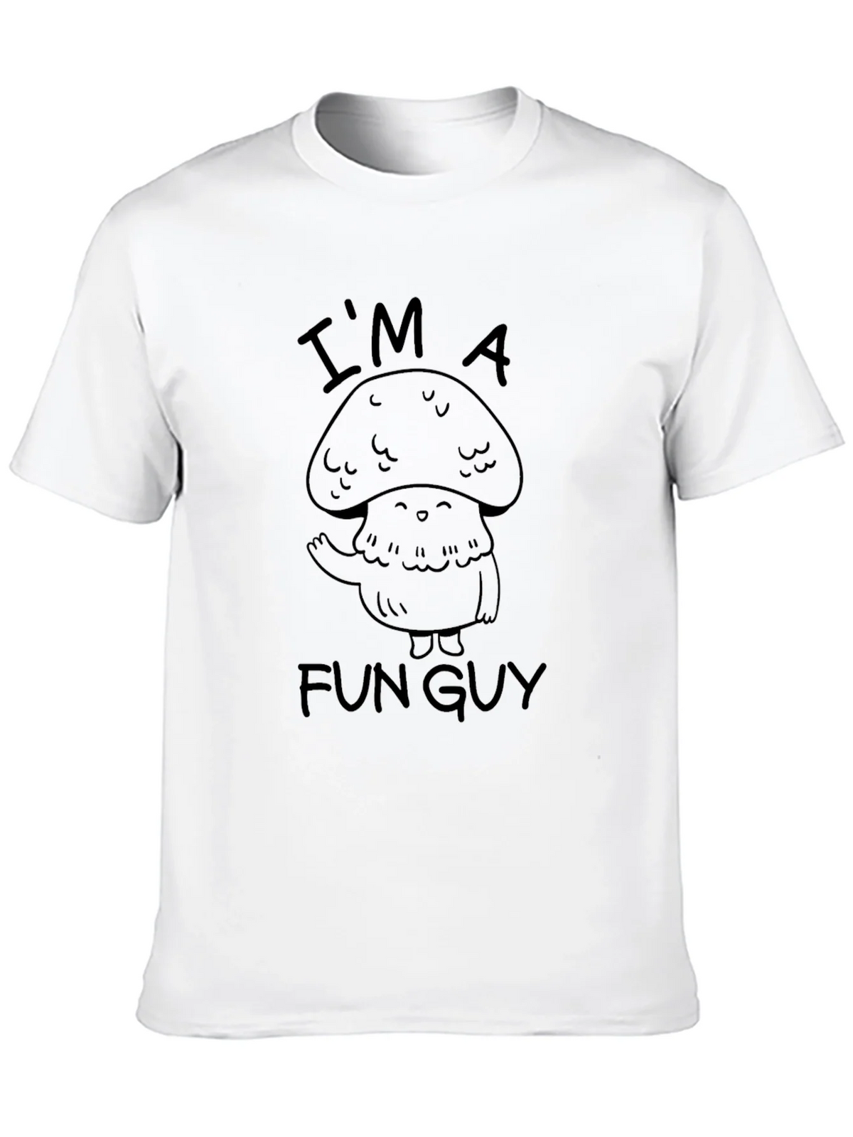 Fun Guy Mushroom Graphic Tee - Black product image 9