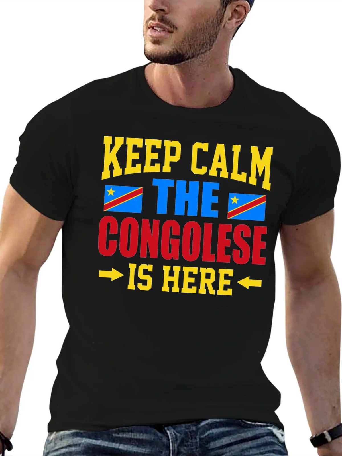 Keep Calm Congolese Pride T-Shirt product image 6