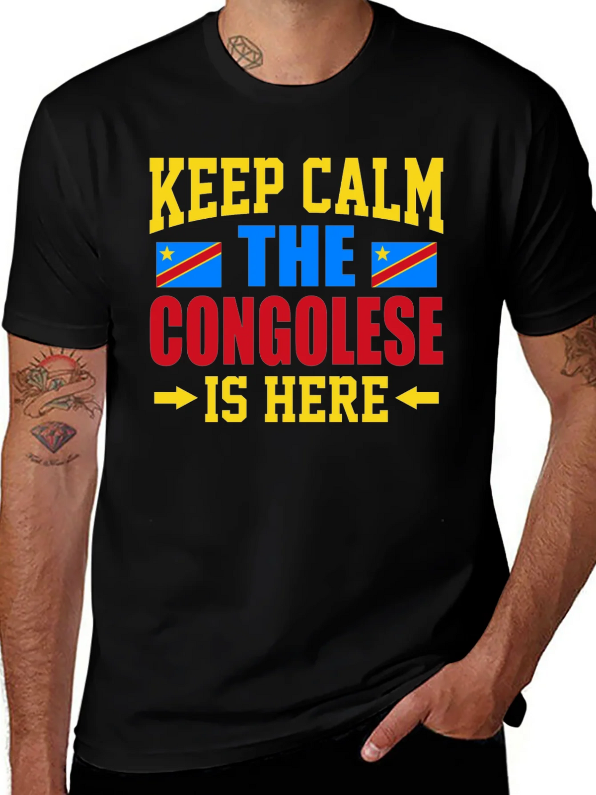 Keep Calm Congolese Pride T-Shirt product image 1