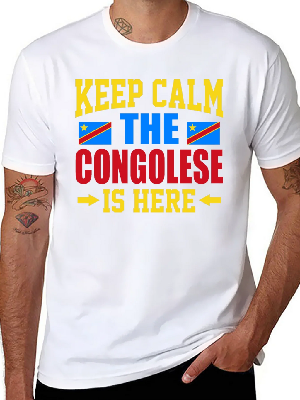 Keep Calm Congolese Pride T-Shirt product image 7