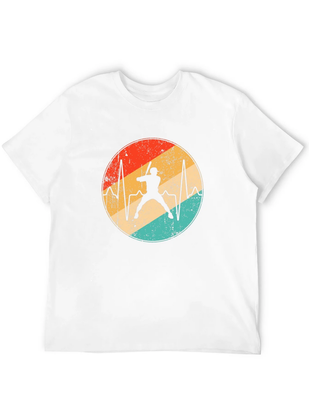 Baseball Heartbeat T-Shirt - Retro Sports Tee product image 11