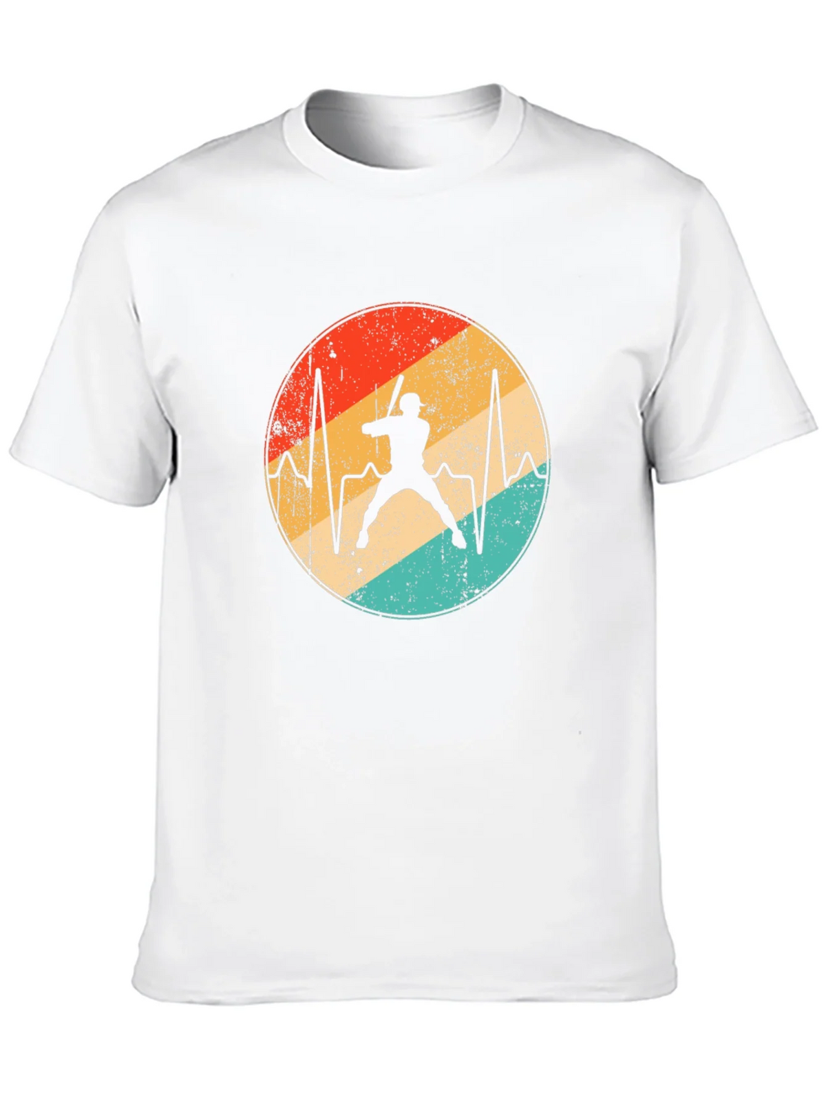 Baseball Heartbeat T-Shirt - Retro Sports Tee product image 9